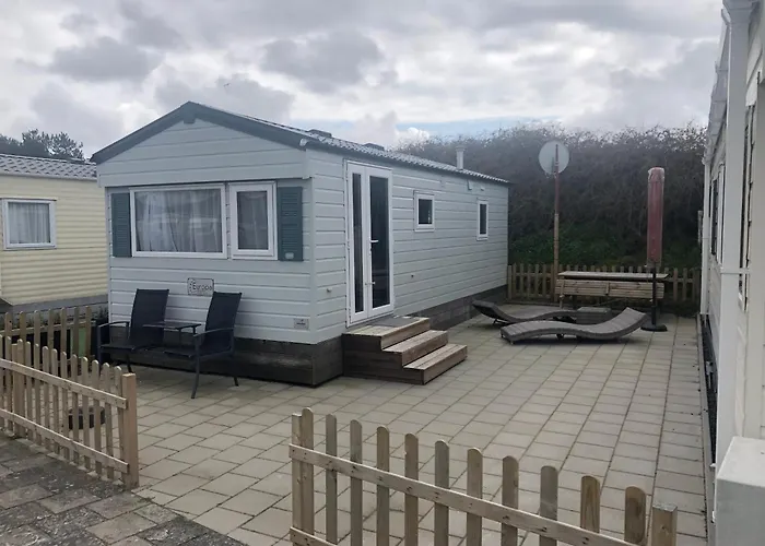 Luxe Chalet Op Camping Duindoorn, Ijmuiden Aan Zee, In De Buurt Van F1 Circuit Zandvoort En Bloemendaal Op Loopafstand Strand